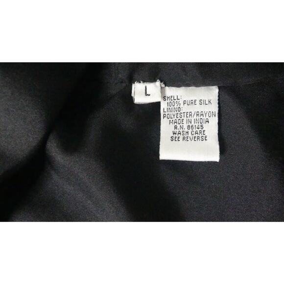 Sean Collection Silk Sequin Top LARGE Women's Glam Country Club Yacht Gala - Picture 7 of 13